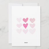 バレンタインデーのディナーパーティー シーズンカード (裏面)