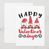 バレンタインデーのトムテ スウェーデンのトムテ シーズンカード (正面/裏面)