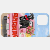 バレンタインデーのトラック グレートデン Case-Mate iPhoneケース (裏面 (横))