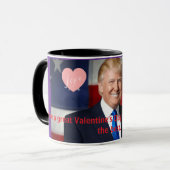 バレンタインデーのトランプ マグカップ (正面左)