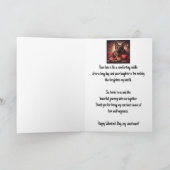 バレンタインデーのドイツ羊飼い犬の恋人 カード (内部)