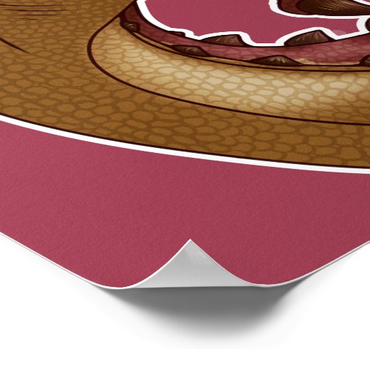 バレンタインデーのドラゴン ポスター (角)