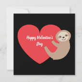 バレンタインデーのナマケモノ シーズンカード (正面)