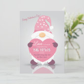 バレンタインデーのニュース妊娠発表 案内状 (スタンド正面)