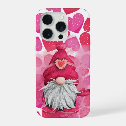 バレンタインデーのノーム iPhoneケース (裏面)