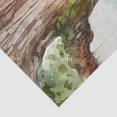 バレンタインデーのハートが木の切り離しに刻まれる 薄葉紙 (詳細)