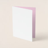 バレンタインデーのハートの単語の内部引用文 箔カード (正面)