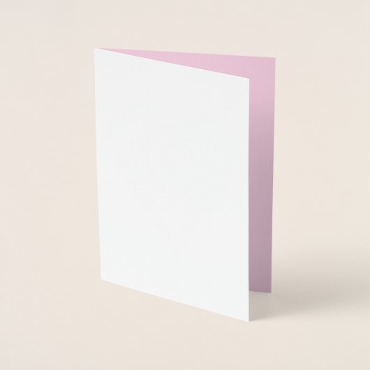 バレンタインデーのハートの単語の内部引用文 箔カード (正面)