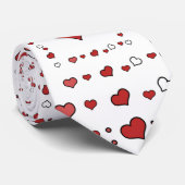 バレンタインデーのハートの膚触りがよいメンズの首のタイ ネクタイ (ロール)