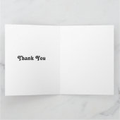 バレンタインデーのハート型クッキー サンキューカード (内部)