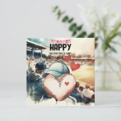 バレンタインデーのハート シーズンカード (スタンド正面)