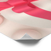 バレンタインデーのハート、贈り物、格言 ポスター (角)