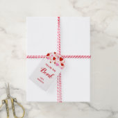 バレンタインデーのバスボムギフトタグ「あなたは最高の人」 ギフトタグ (より糸付き)