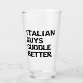 バレンタインデーのパイントのイタリアンな人ビール タンブラーグラス (正面)