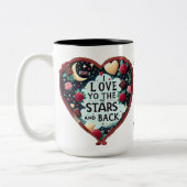 バレンタインデーのパーソナル化 ツートーンマグカップ (左)