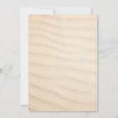 バレンタインデーのビーチパーティー 招待状 (裏面)