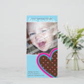 バレンタインデーのフォトカード:: ファンキーなハート10P シーズンカード (スタンド正面)