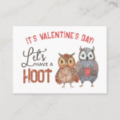 バレンタインデーのフクロス教室バレンタインカードパック コーリングカード (正面)