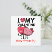 バレンタインデーのプレゼントが大好き 招待状 (スタンド正面)