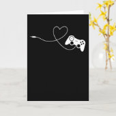 バレンタインデーのプレゼント ゲーム好きの方向け カード (黄色い花)