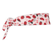 バレンタインデーのヘッドバンドおもしろいラブバグ赤のピンク タイヘッドバンド (回転270)