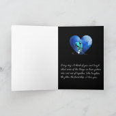 バレンタインデーのホッケーグリーティングカード カード (内部)