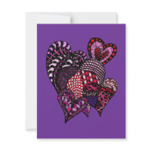 バレンタインデーのホリデーカードです。