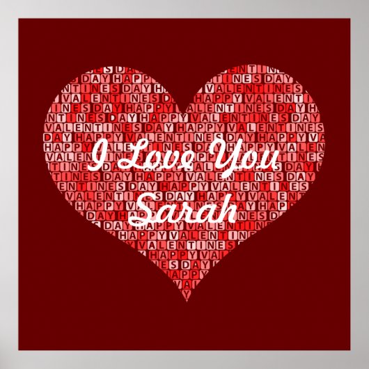 バレンタインデーのポスター ポスター (正面)