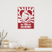 バレンタインデーのポスター ポスター (キッチン)