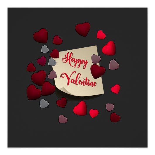 バレンタインデーのポスター ポスター (正面)