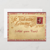 バレンタインデーのポストカード シーズンポストカード (正面/裏面)