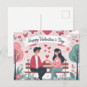 バレンタインデーのポストカード ポストカード (正面/裏面)