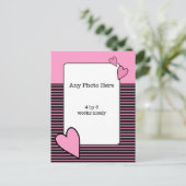 バレンタインデーのポストカード（写真あり） ポストカード (スタンド正面)