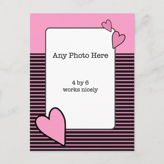 バレンタインデーのポストカード（写真あり） ポストカード (正面)