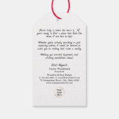 バレンタインデーのポップバイ | 新築住宅のプロモーション（不動産エージェント） ギフトタグ (裏面)