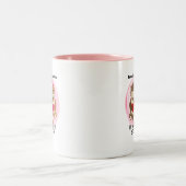 バレンタインデーのマグカップごとに作られる ツートーンマグカップ (中央)