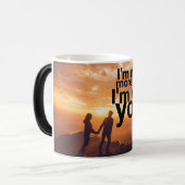 バレンタインデーのマグカップ – すべてのsipで愛 モーフィングマグカップ (正面左)