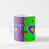 バレンタインデーのマグカップ コーヒーマグカップ (正面左)