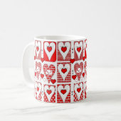バレンタインデーのマグカップ コーヒーマグカップ (正面左)