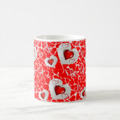 バレンタインデーのマグカップ コーヒーマグカップ (中央)