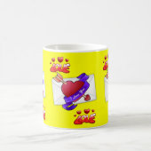 バレンタインデーのマグカップ コーヒーマグカップ (中央)