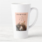 バレンタインデーのマグカップ、ニャー、ファーエバー カフェラテマグ (右)