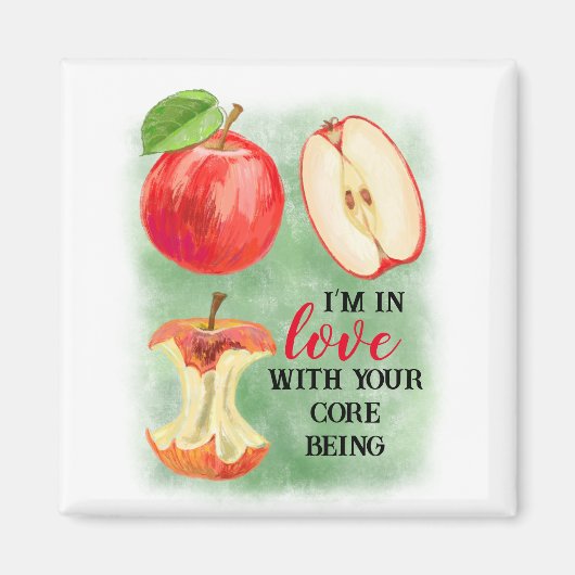 バレンタインデーのマグネットトレンディーを愛で マグネット (正面)