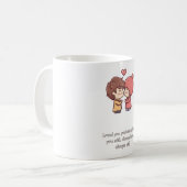 😊 「バレンタインデーのマグ」 😊 コーヒーマグカップ (正面左)