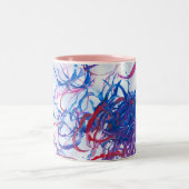 バレンタインデーのマグ ツートーンマグカップ (中央)