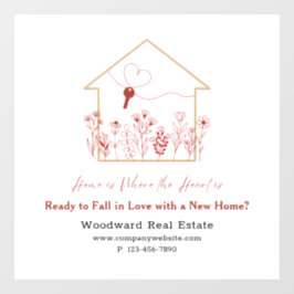 バレンタインデーのマーケティング | 不動産オフィス ウィンドウサイン