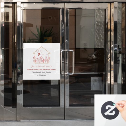 バレンタインデーのマーケティング | 不動産オフィス ウィンドウサイン (オフィスドア)