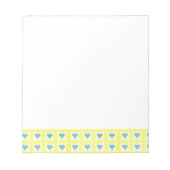 バレンタインデーのメモ帳 ノートパッド (正面)