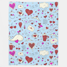 バレンタインデーのモチーフ – シームレスパターン1