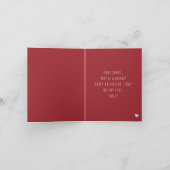 バレンタインデーのユーモアあふれるカエルワニカップル カード (内部)